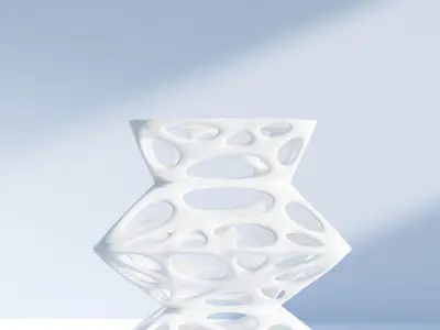 Nesuto Vessels Organic 3D Sculptural Vase Collection 3D model