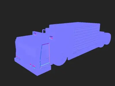 AIRPORT TRUCK 2 Low-poly 3D model
