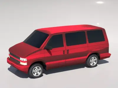 Chevrolet Astro  Low-poly 3D model
