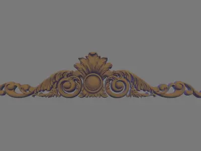 decor ornate crown 3D model