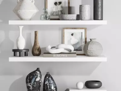 Decorative set012 3D model