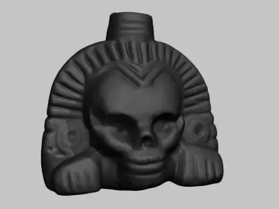 Original Aztec Death Whistle 3D print model