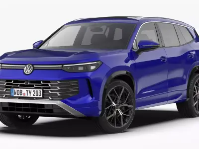 Volkswagen Tayron 2025 3D model