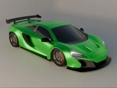 McLaren P1 - MP4-C Liberty Walk 3D model