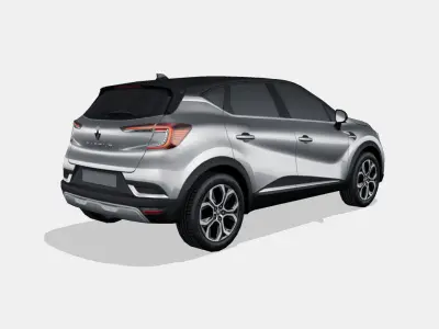 Renault Captur 2020 Low-poly 3D model