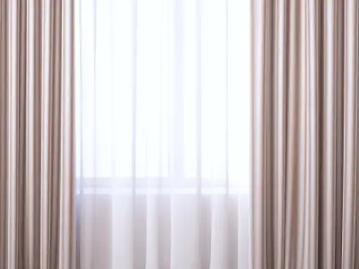 Set 95 Curtains 3D model