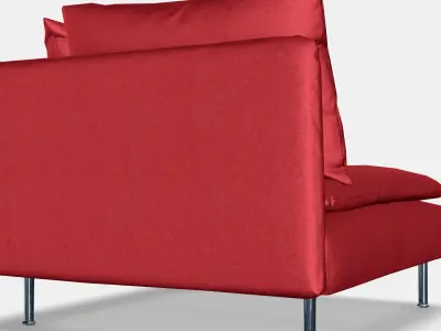 SODERHAMN Cover for corner section 4 Low-poly 3D model