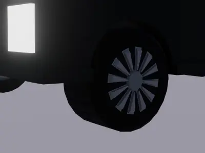 Maia Police Car Low Poly Low-poly 3D model