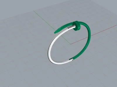 Nail Bracelet 53458 3D print model