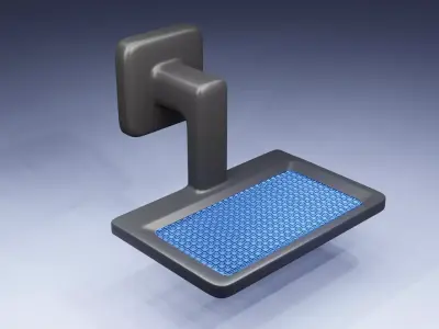 Soap Dish Wall mounted 3D model