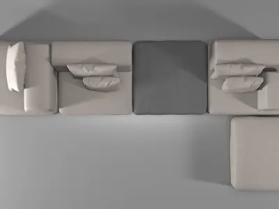 Sofa Sollos Free 3D model