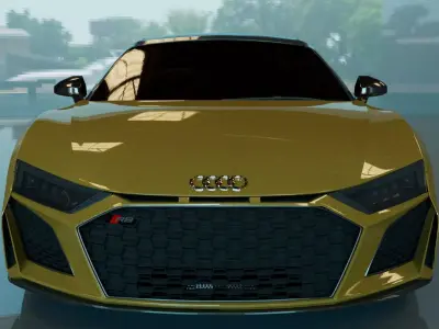 Audi R8 spyder 3d model 3D model