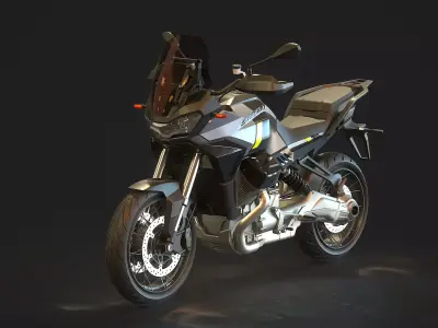 Base model Moto Guzzi Stelvio 2024 3D model