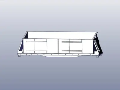 Coke Oven Quench Car 3D print model