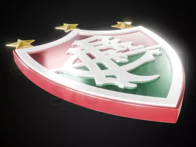 Fluminese FC logo - Cinematic - 3D print 3D model