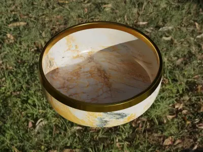 Marble Decoration Piece Free 3D model