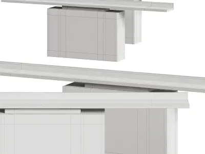 Enne Latitude Console Tables 3D model