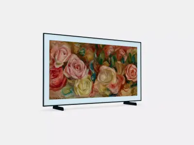 65 The Frame LS03D QLED 4K Art Mode Smart TV 2024 3D model
