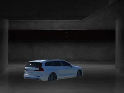volvo v60 3D model