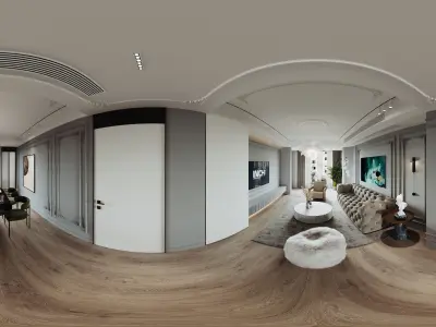 Hall design 3D model