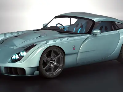 TVR Sagaris 2005 Model 3D model