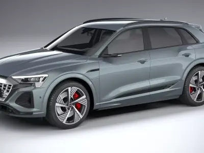 Audi Q8 SLine E-Tron 2024 3D model