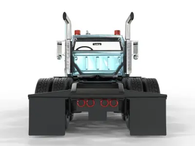 Generic Truck F-750 1978 Extended Cab  3D model