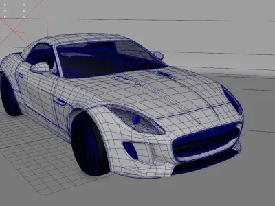 Jaguar F-Type 3D model