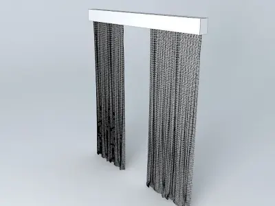 Transparent Curtain Free 3D model