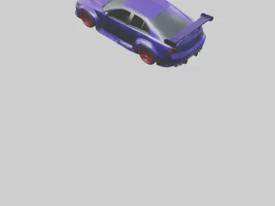 Modified Street Racing Sedan model 3D model