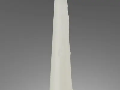 Realistic Candle Collection 3D model