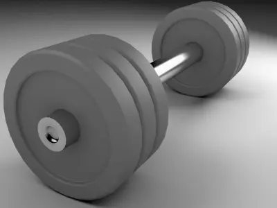 Dumbbell Gym Equipment FREE Free low-poly 3D model