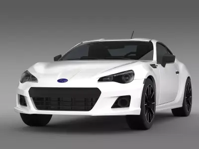 Subaru BRZ RA ZC6 2012 3D model