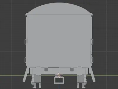 H0 1-87 scale Gbs 263 freight car 3D print model