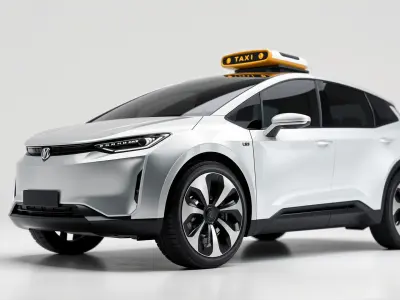 Futuristic Flying Taxi Concept Car Model Low-poly 3D model