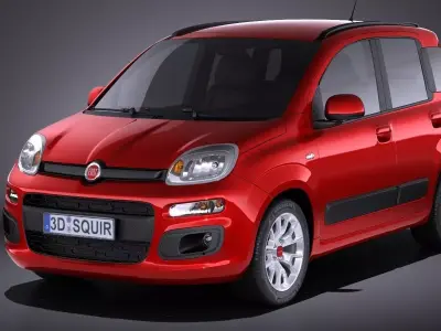 Fiat Panda 2017 3D model