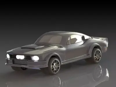 Ford Mustang 1967 Eleanor Free 3D print model