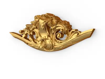 Classic carved decor ornament 365 3D model