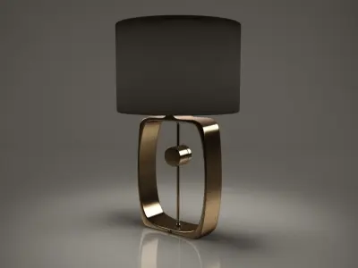 Holly Hunt Bell Pepper table lamp 3D model