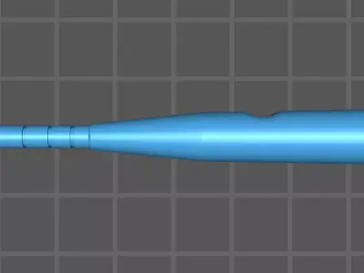 Baseball bat 3D print model