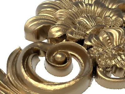  decorative pattern ready for 3D printing 3D model 6