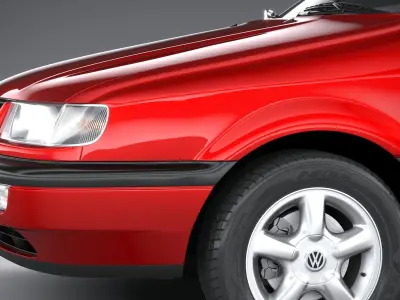 Volkswagen Passat B4 sedan 3D model