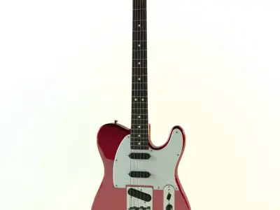 Fender Telecaster red metallic 3D model