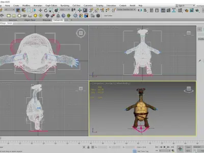 Captain Turtle 3D model