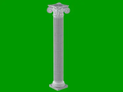 Empire Column 3D model