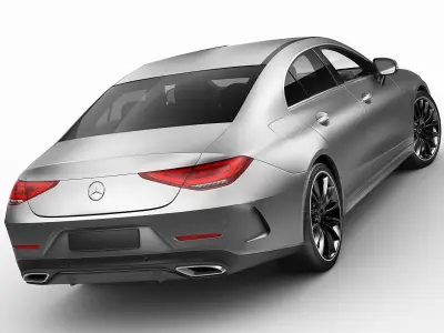 Mercedes-Benz CLS 2018 AMG line 3D model