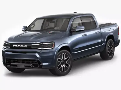 RAM 1500 REV 2025 Tungsten 3D model