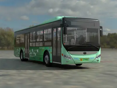YUTONG ZK6125BEVG6 bus 3D model