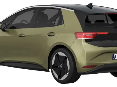 Volkswagen ID3 2024 3D model