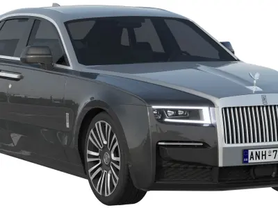Ghost luxury sedan 3D model